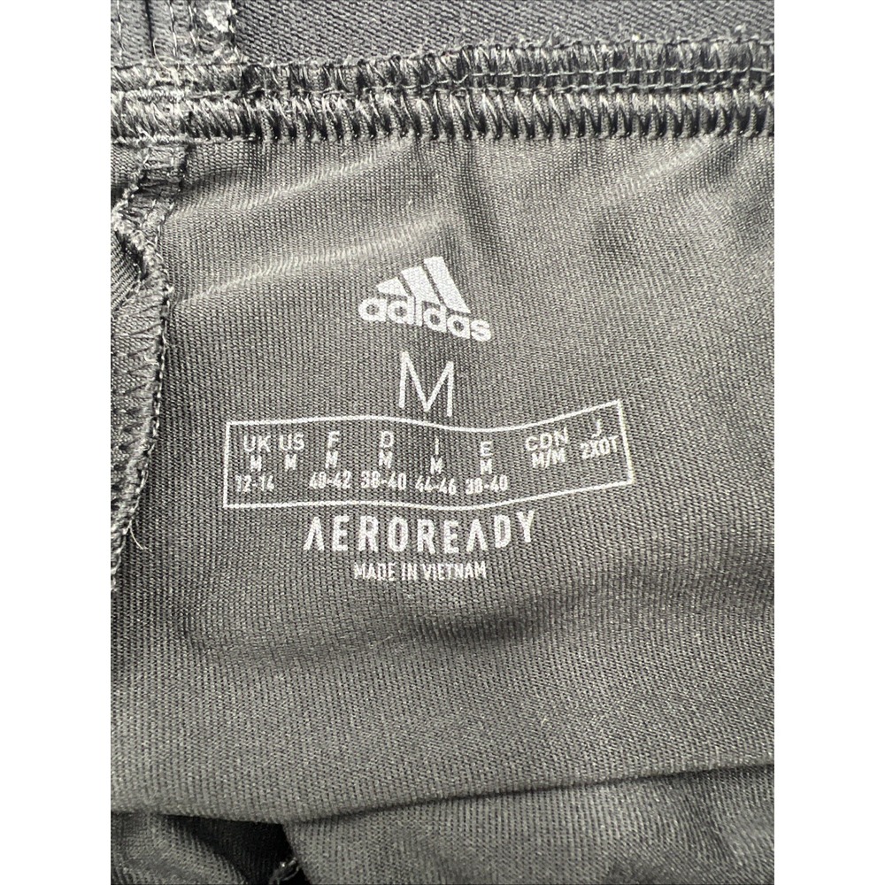 Adidas Aeroready Women's Black Shorts With Undershorts Inside Size Medium - Picture 4 of 8